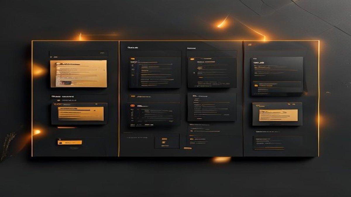 Mockup kanban Notion pipeline
